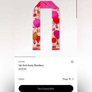 Louis Vuitton-Up and Away bandeau - Poppy